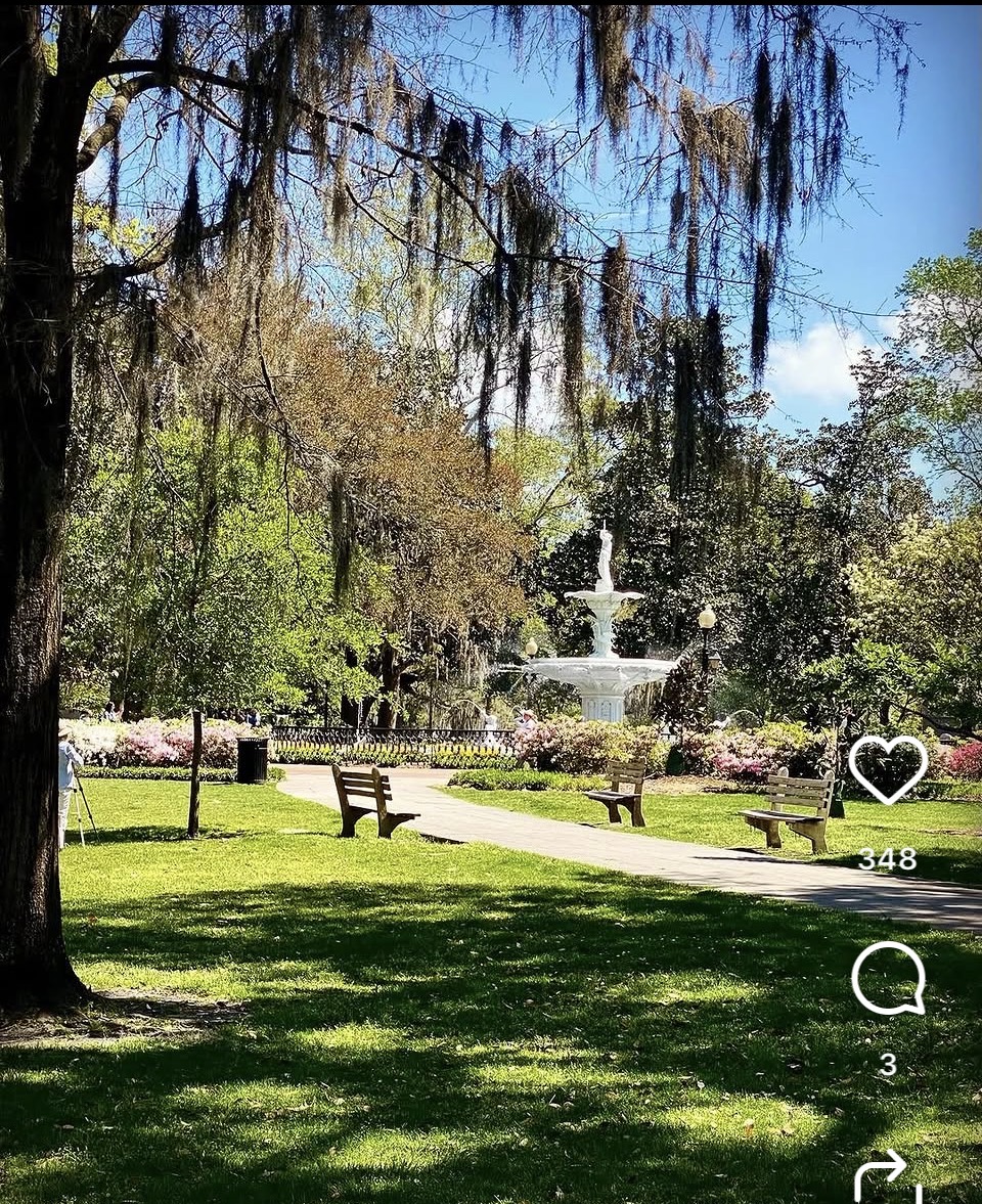 Forsyth Park fountain, Savannah